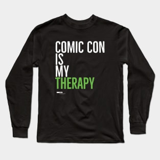 Comic Con is My Therapy - Dark Long Sleeve T-Shirt